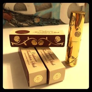 Three Besame Cosmetics Foundation Sticks